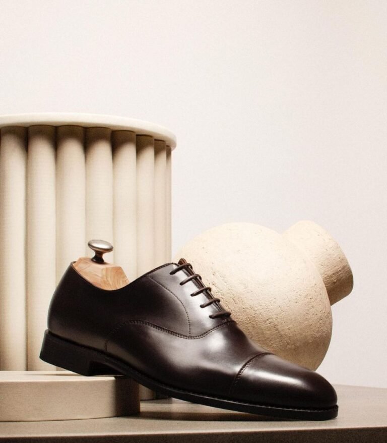 OLD MONEY SHOES - OXFORD SHOES - Myrqvist Dark Brown Calf Leather